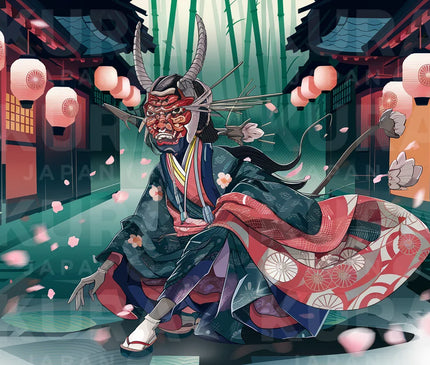Affiche manga yokai Japon