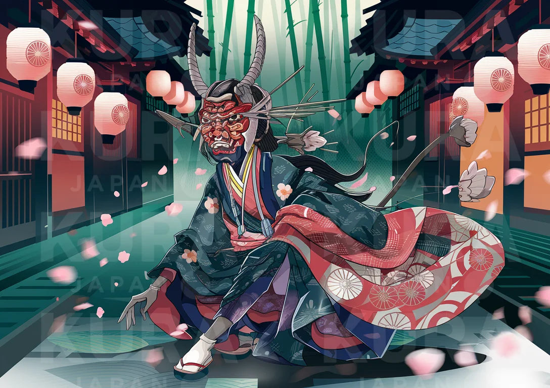 Affiche manga yokai Japon