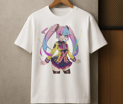 t shirt waifu colore - HOMME