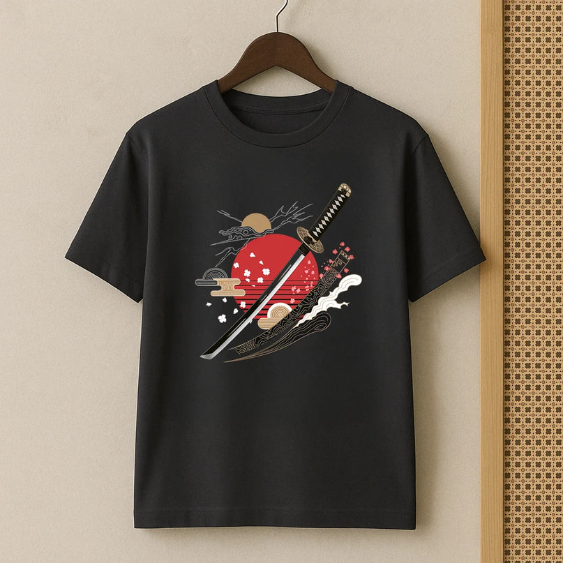 t shirt katana - HOMME