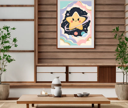 Poster kawaii etoile