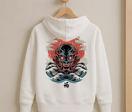 hoodie masque oni - FEMME