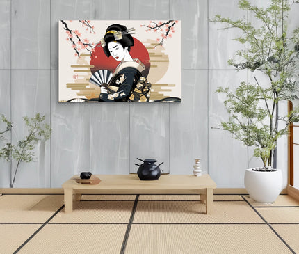 tableau japonais geisha 1